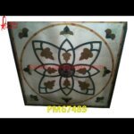 Flower Pattern Inlay Marble Floor Tile