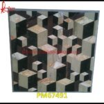 Geometrical Pattern Inlay Marble Floor Tile