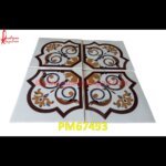 Motif Pietra Dura Marble Floor Tile