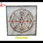 Rangoli Motif Modern Marble Floor Tile