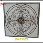 Inlay Artwork White Marble Table Top