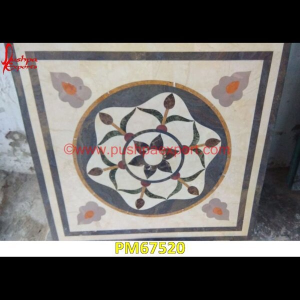 Handmade Marble Table Top With Inlaid Work PM67520 metal inlay in stone,medallion marble floor decor,marble tile medallions,marble mosaic medallion,marble medallion floor tile,marble inlay work taj mahal,marble inlay work in jaipur.jpg