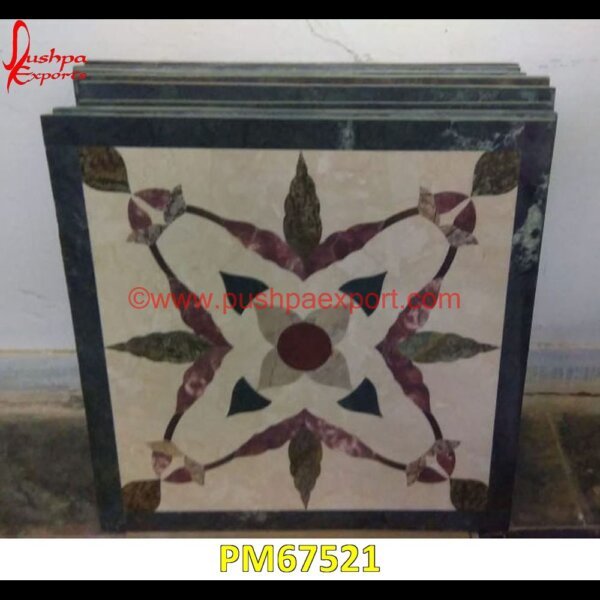 Pietra Dura Work Marble Floor Tile PM67521 medallion marble floor decor,marble tile medallions,marble mosaic medallion,marble medallion floor tile,marble inlay work taj mahal,marble inlay work in jaipur,marble inlay work ag.jpg