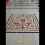 Marble Floor Tile For Home With Pietre Dure Work