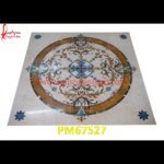 Design Inlay Work On Marble Floor Tile