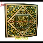 Flower Pattern Pietra Dura Work Floor Tile