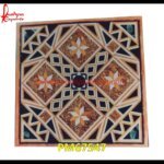 Geometrical Pattern Marble Pietre Dura Floor Tile