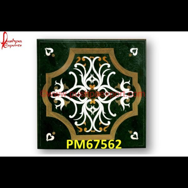 Flower Pattern Inlay Black Marble Floor Tile PM67562 travertine mosaic medallion,taj mahal inlay stones,stone wood inlay,stone inlay work,stone inlay table tops,stone inlay furniture,stone inlay flooring,stone inlay coffee table,ston.jpg