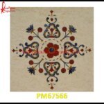 Design Inlay White Marble Tile