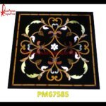 Pietra Dura White Marble Stone Table Top