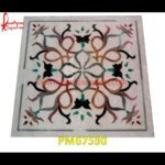 Pietra Dura White Marble Tile