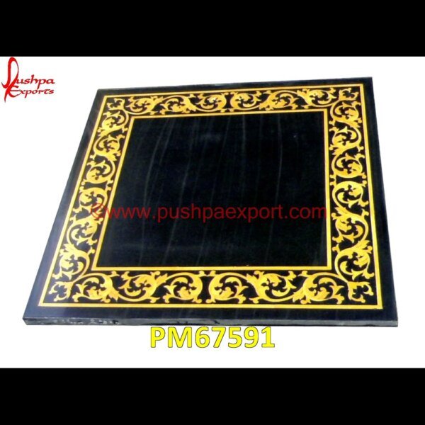 Inlay Pietra Dura Black Marble Tile PM67591 pietra dura,marble medallions,marble inlay tables,marble inlay,marble floor medallions,brass inlay marble tile,white marble inlay table tops,travertine mosaic medallion,taj mahal i.jpg