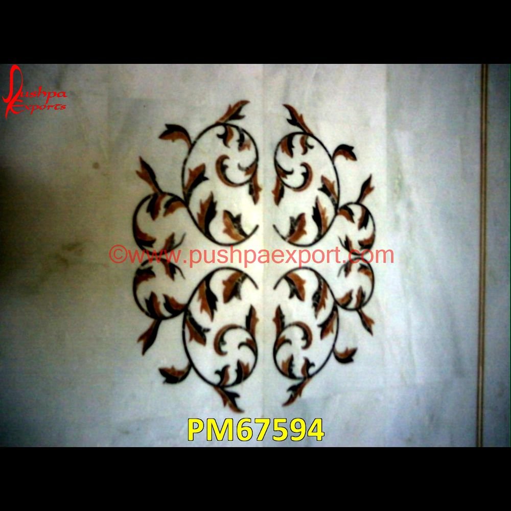 Modern Art Inlay On White Marble Stone Tile PM67594 marble inlay,marble floor medallions,brass inlay marble tile,white marble inlay table tops,travertine mosaic medallion,taj mahal inlay stones,stone wood inlay,stone inlay work,ston.jpg