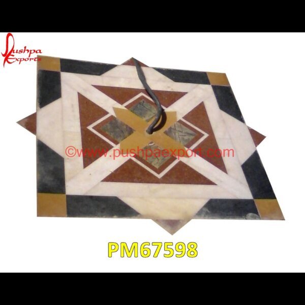 Red Granite Inlay White Marble Table Top PM67598 travertine mosaic medallion,taj mahal inlay stones,stone wood inlay,stone inlay work,stone inlay table tops,stone inlay furniture,stone inlay flooring,stone inlay coffee table,ston.jpg