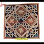 Pattern Motif Pietre Dure White Marble Tile