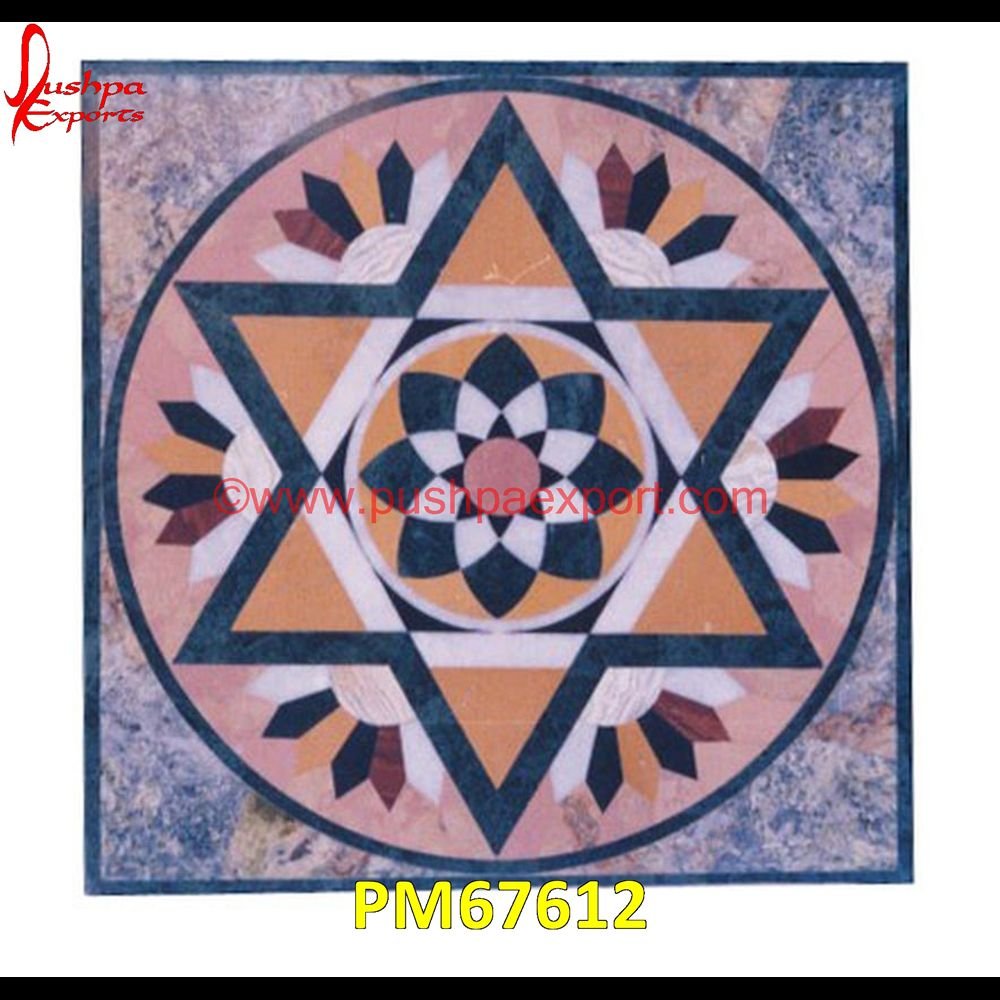 Flower And Star Inlay Table Top PM67612 pietra dura marble table tops,pietra dura inlays,pietra dura india,pietra dura in india,pietra dura furniture,pietra dura for sale,pietra dura dining table,pietra dura cabinet,piet.jpg