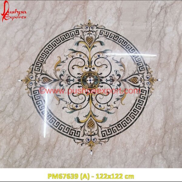 Modern Art Floor Of White Marble PM67639 (A) - 122x122 cm marble inlay furniture,marble inlay flooring italy,marble inlay floor,marble inlay elephant,marble inlay dining table,marble inlay desk,marble inlay design,marble inlay crafts,marb.jpg