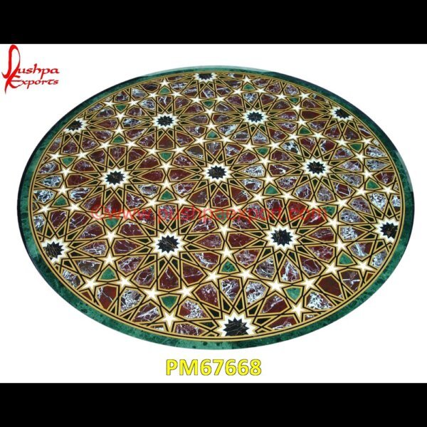 Green Marble Inlay Round Table Top PM67668 pietra dura table top,pietra dura mosaic,pietra dura marble table tops,pietra dura inlays,pietra dura india,pietra dura in india,pietra dura furniture,pietra dura for sale,pietra d.jpg