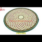 Geometric Pietra Dura Marble Stone Table Top