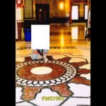 Round Marble Stone Floor Medallion