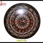 Overlay Work Italian Round Table Top