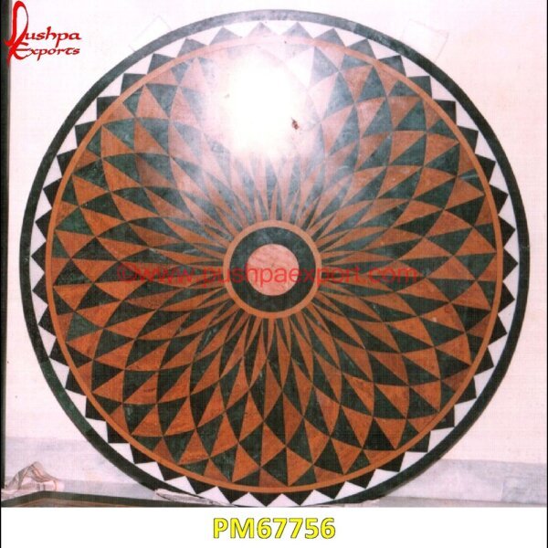 Pattern Inlay Stone Round Table Top PM67756 marble inlay,marble floor medallions,brass inlay marble tile,white marble inlay table tops,travertine mosaic medallion,taj mahal inlay stones,stone wood inlay,stone inlay work,ston.jpg