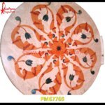 Flower Motif Italian Marble Table Top