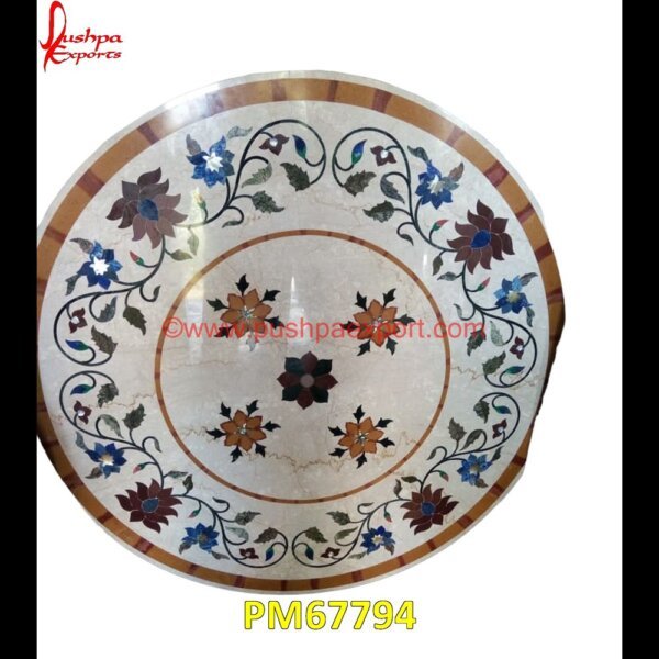 Floral Inlay Italian Marble Round Table Top PM67794 marble inlay tray,marble inlay tiles,marble inlay table tops,marble inlay panel,marble inlay medallion,marble inlay handicrafts,marble inlay furniture,marble inlay flooring italy,m.jpg