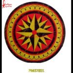 Pattern Inlay Yellow Jaisalmer Stone Medallion