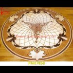 Inlay Italian Marble Round Shaped Floor Medallion