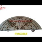 Traditional Art Italian Marble Round Shaped Table Top