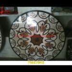 Motif Pietra Dura Italian Marble Round Table Top