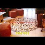 Inlay Italian Marble Round Floor Medallion