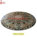 Round Motif Inlay Marble Stone Floor