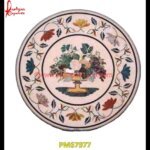 Pietra Dura Italian Marble Stone Round Table Top