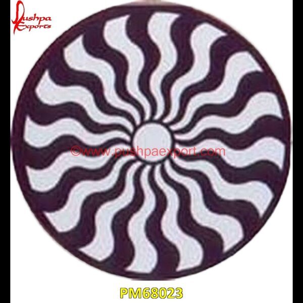 Design Inlay Round Black And White Marble Table Top PM68023 marble floor inlay designs,stone inlay globe,stone for inlay,pietre dure,pietra dura table,pietra dura,marble medallions,marble inlay tables,marble inlay,marble floor medallions,br.jpg