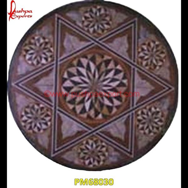 Motif Pattern Inlay Round Table Top PM68030 marble inlay tables,marble inlay,marble floor medallions,brass inlay marble tile,white marble inlay table tops,travertine mosaic medallion,taj mahal inlay stones,stone wood inlay,s.jpg