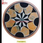 Design Overlay Round Natural Stone Table Top