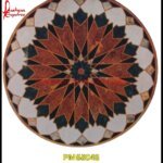 Round Pietra Dura Marble Stone Table Top