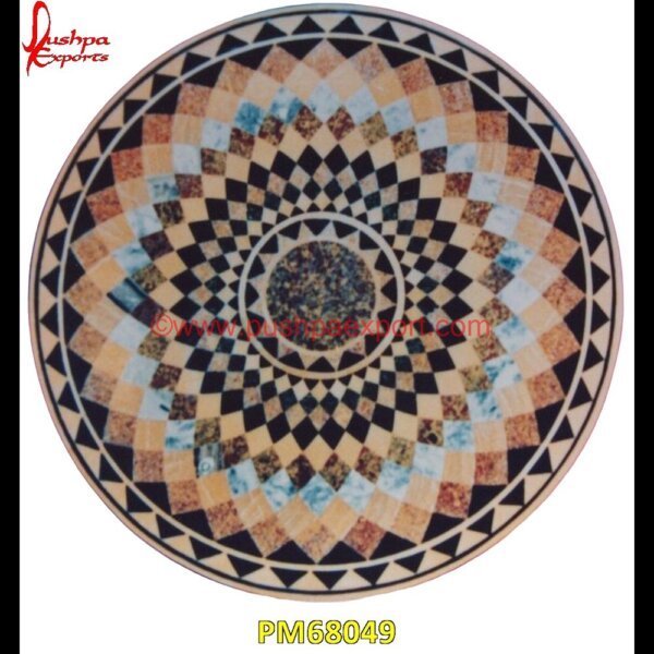 Pattern Overlay Round Shaped Table Top PM68049 pietra dura marble table tops,pietra dura inlays,pietra dura india,pietra dura in india,pietra dura furniture,pietra dura for sale,pietra dura dining table,pietra dura cabinet,piet.jpg