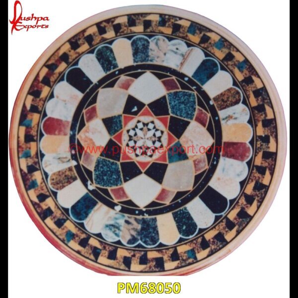 Antique Round Shaped Marble Overlay Table Top PM68050 pietra dura inlays,pietra dura india,pietra dura in india,pietra dura furniture,pietra dura for sale,pietra dura dining table,pietra dura cabinet,pietra dura box,pietra dura art,mu.jpg