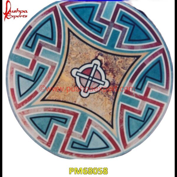 Round Pattern Inlay Marble Stone Table Top PM68058 pietra dura art,mughal pietra dura,stone inlay globe,stone for inlay,pietre dure,pietra dura table,pietra dura,marble medallions,marble inlay tables,marble inlay,marble floor medal.jpg