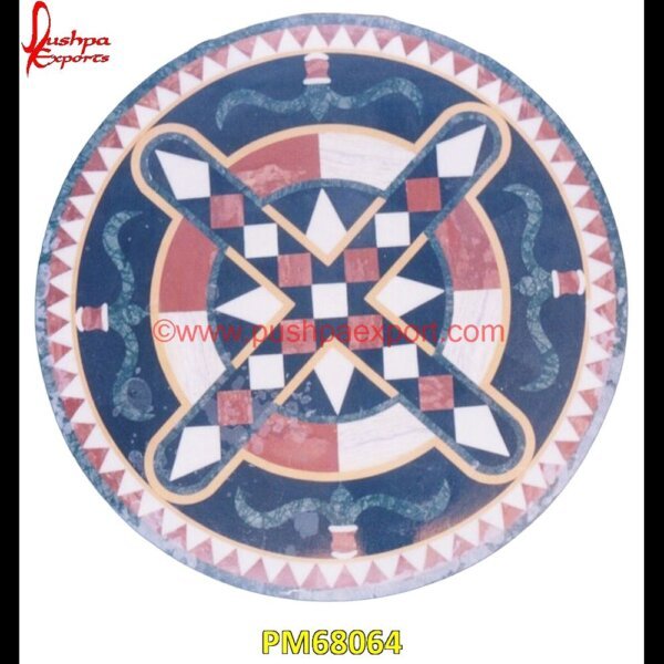 Pattern Inlay Round Marble Stone Medallion PM68064 pietra dura,marble medallions,marble inlay tables,marble inlay,marble floor medallions,brass inlay marble tile,white marble inlay table tops,travertine mosaic medallion,taj mahal i.jpg