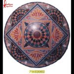 Desing Inlay Round Italian Marble Table Top