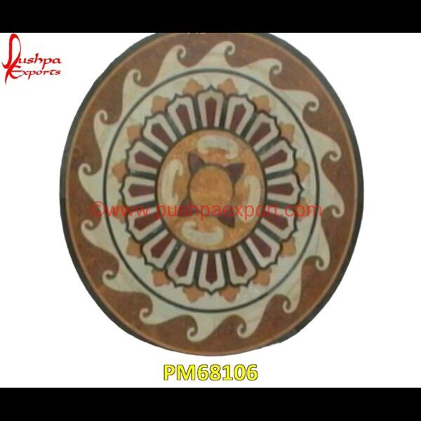 Marble Stone Pietra Dura Round Table Top PM68106 marble inlay tray,marble inlay tiles,marble inlay table tops,marble inlay panel,marble inlay medallion,marble inlay handicrafts,marble inlay furniture,marble inlay flooring italy,m.jpg