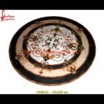 Round Shaped Italian Marble Table Top