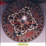 Inlay Round Marble Stone Floor Medallion