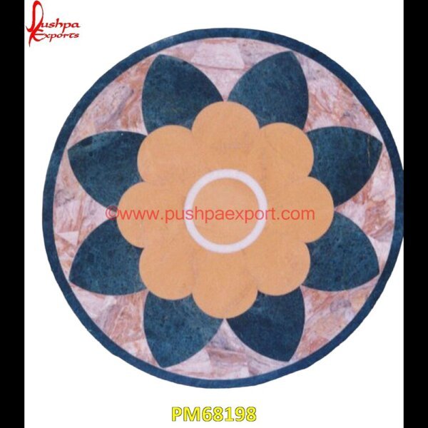 Overlay Marble Table Top PM68198 pietra dura art,mughal pietra dura,mosaic marble medallions,metal inlay in stone,medallion marble floor decor,marble tile medallions,marble mosaic medallion,marble medallion floor.jpg