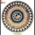 Marble Inlay Round Table Top For Home