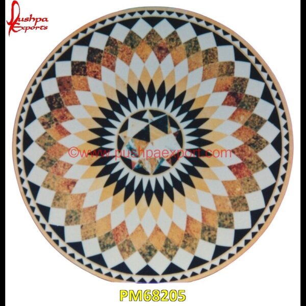 Marble Inlay Round Table Top For Home PM68205 marble medallion floor tile,marble inlay work taj mahal,marble inlay work in jaipur,marble inlay work agra,marble inlay work,marble inlay tray,marble inlay tiles,marble inlay table.jpg